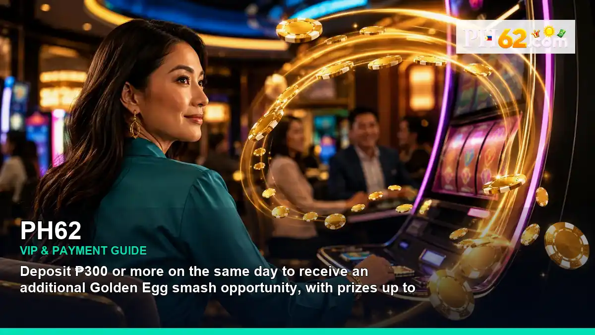 PH62 VIP levels and casino rewards for Philippine players